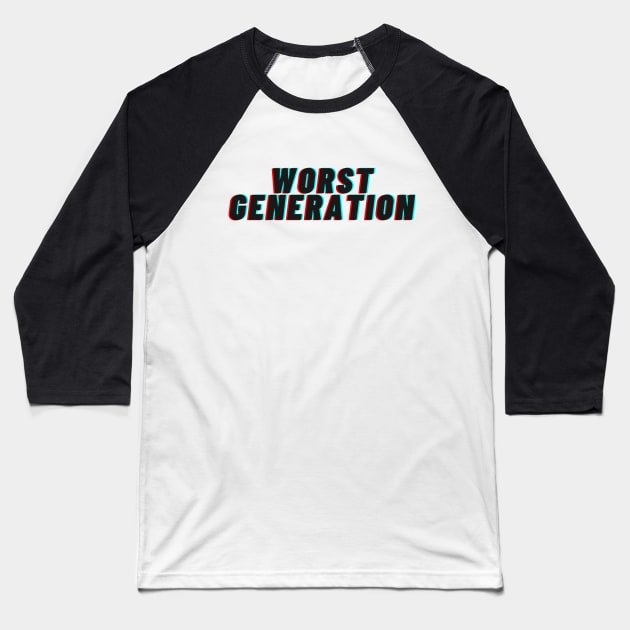 Worst Generation Baseball T-Shirt by SuperShine